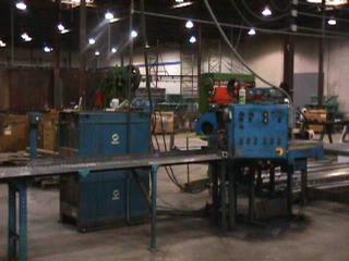 welding beam equipment for shelving & storage company based in houston, texas