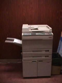 copy machine at shelving company