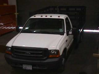 ford truck at shelving company